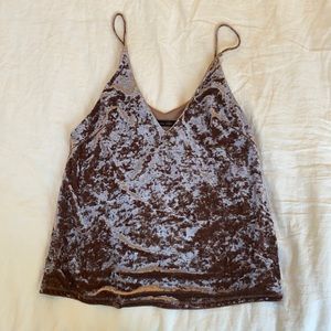Velvet top